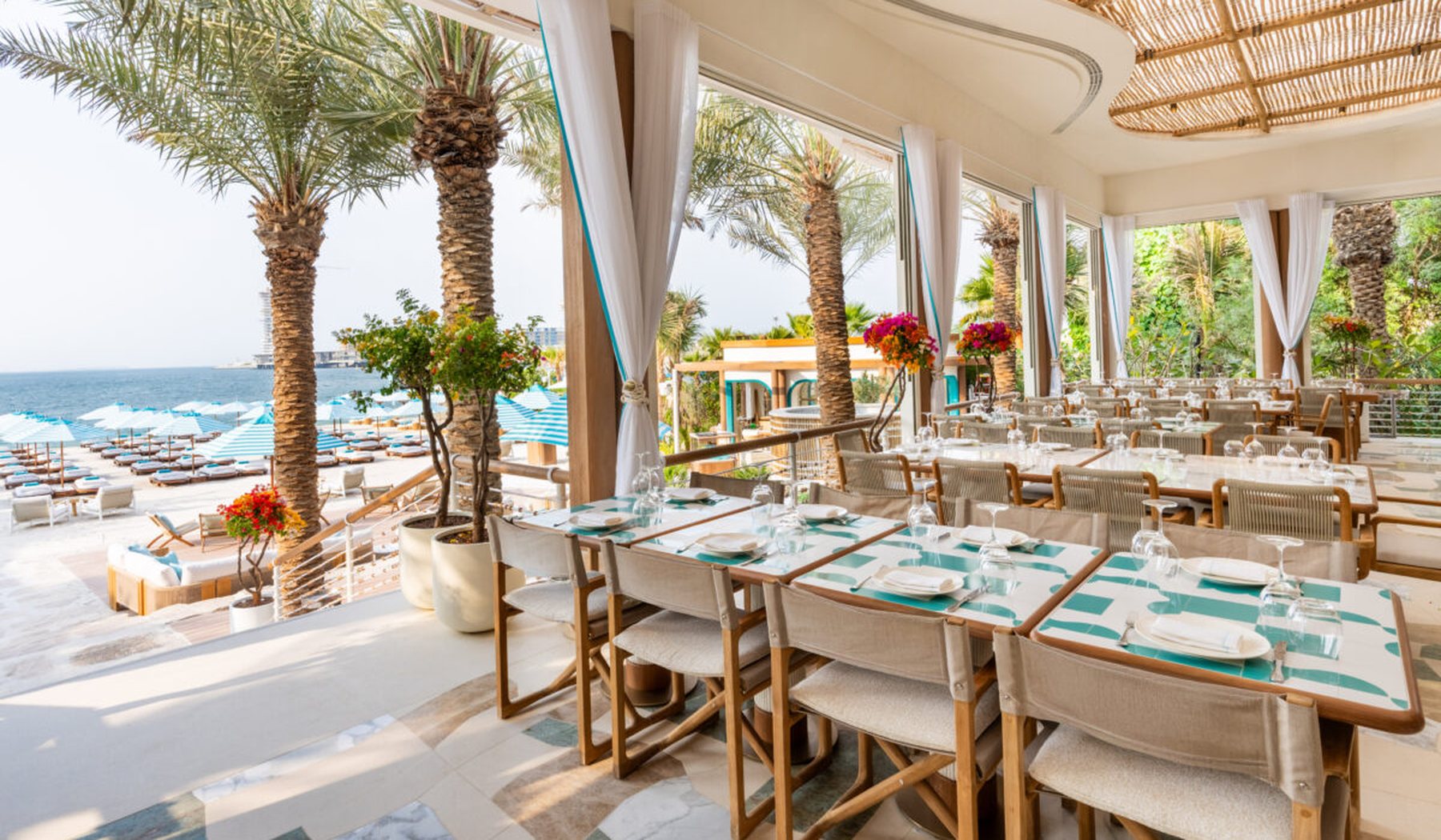 Sea-view dining at Nammos Dubai